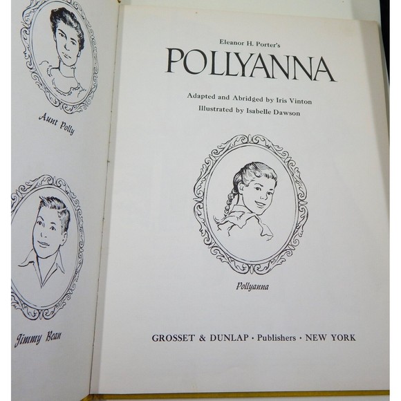 Eleanor H. Porter's Pollyanna Hard Cover Illustrated 1960 Grosset & Dunlop - Picture 8 of 13